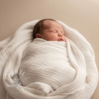 Dvostruka gaza/muslin ecru ORGANIC