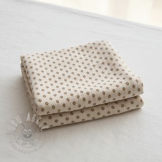 Dvoslojna tetra tjanina/muslin Bohemian SIMPLY NATURAL digital print ORGANIC