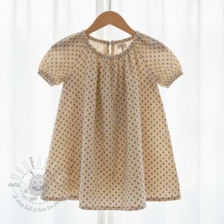 Dvoslojna tetra tjanina/muslin Bohemian SIMPLY NATURAL digital print ORGANIC