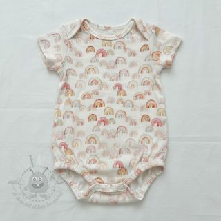 Dvoslojna gaza/muslin Magic rainbows digital print