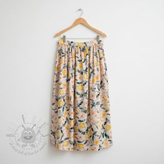 Dvoslojna gaza/muslin Fresh lemons digital print