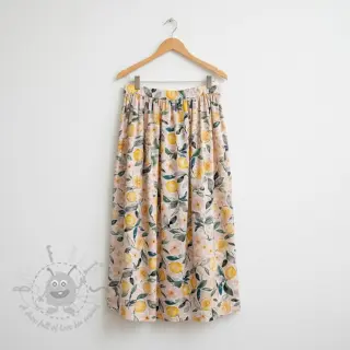 Dvoslojna gaza/muslin Fresh lemons digital print