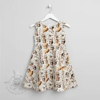 Dvojna gaza/muslin Cuties design D digital print