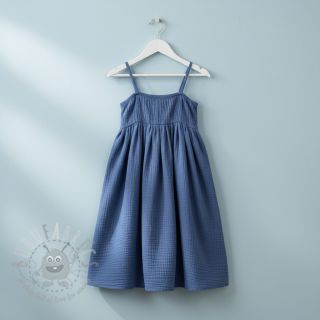 Dvojna gaza/muslin midnight blue