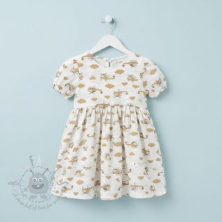 Dvojna gaza/muslin Helicopters off white