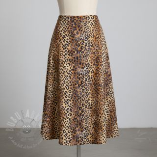 Dvojna gaza/muslin Animal skin panther digital print