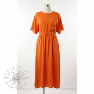 Dvoslojna gaza/muslin NEON ORANGE ORGANIC