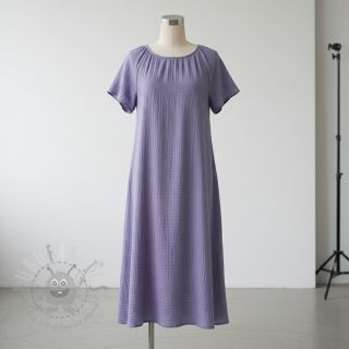 Dvojna gaza/muslin lavender ORGANIC