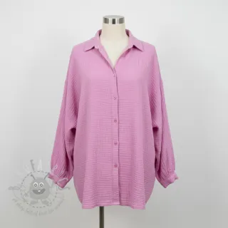 Dvojna gaza/muslin light pink ORGANIC