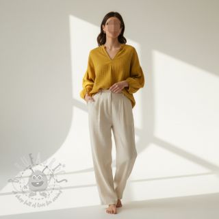 Dvojna gaza/muslin gold ORGANIC