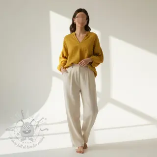 Dvojna gaza/muslin gold ORGANIC