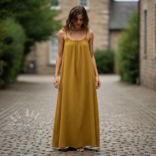 Dvojna gaza/muslin gold ORGANIC