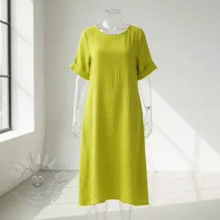 Dvojna gaza/muslin neon yellow