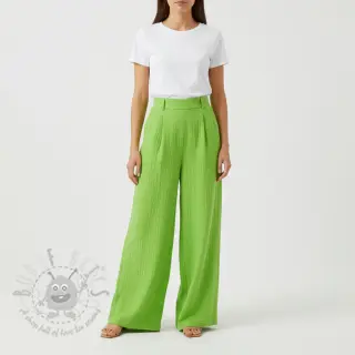 Dvojna gaza/muslin neon lime