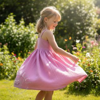 Dvojna gaza/muslin light pink