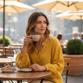 Dvojna gaza/muslin lemon