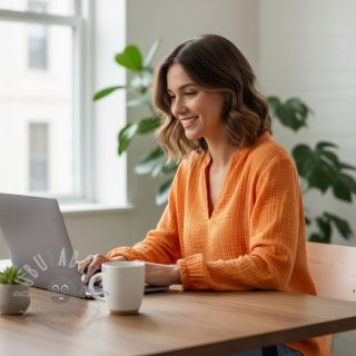 Dvojna gaza/muslin orange