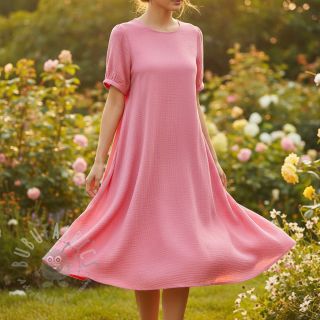 Dvojna gaza/muslin pink