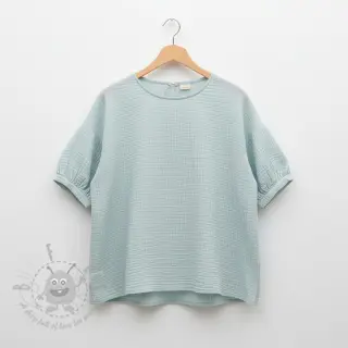 Dvojna gaza/muslin baby blue ORGANIC