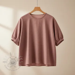 Dvojna gaza/muslin old blush ORGANIC