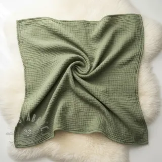 Dvojna gaza/muslin moss green