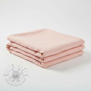 Dvojna gaza/muslin light rose