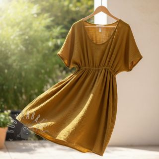 Dvojna gaza/muslin ochre