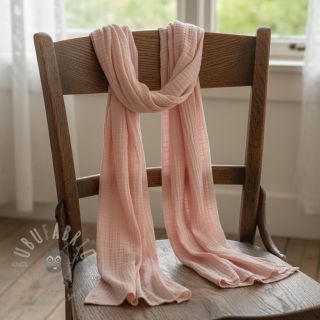 Dvojna gaza/muslin light salmon ORGANIC