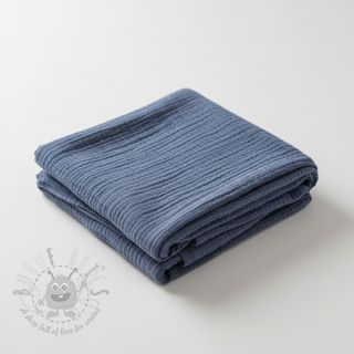 Dvojna gaza/muslin jeans blue ORGANIC