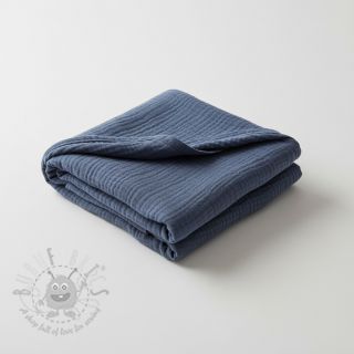 Dvojna gaza/muslin jeans blue ORGANIC