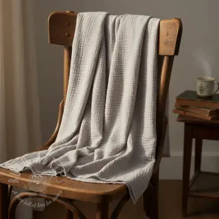 Dvostruka gaza/muslin light grey ORGANIC