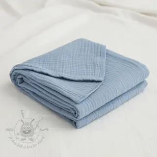 Dvostruka gaza/muslin blue ORGANIC