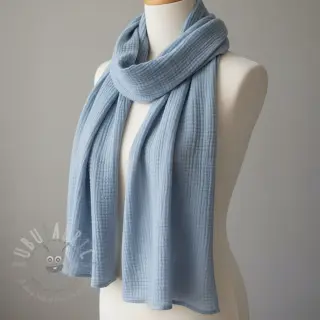 Dvostruka gaza/muslin blue ORGANIC