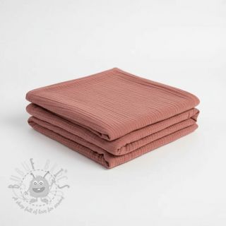 Dvostruka gaza/muslin mauve ORGANIC