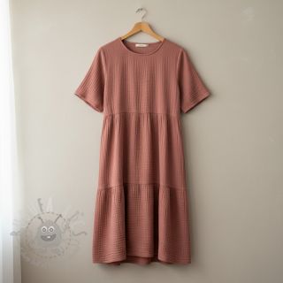 Dvostruka gaza/muslin mauve ORGANIC