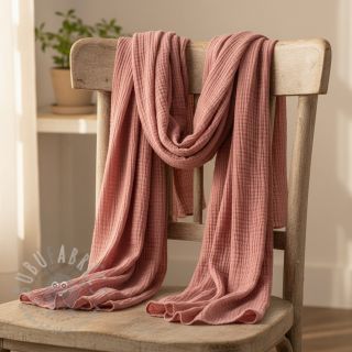 Dvostruka gaza/muslin mauve ORGANIC