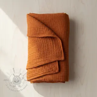 Dvoslojna gaza/muslin rust ORGANIC