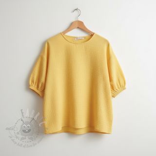 Dvoslojna gaza/muslin soft yellow ORGANIC