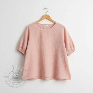 Dvostruka gaza/muslin light rose ORGANIC