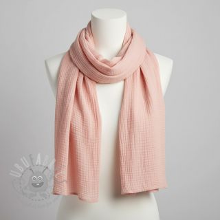 Dvostruka gaza/muslin light rose ORGANIC