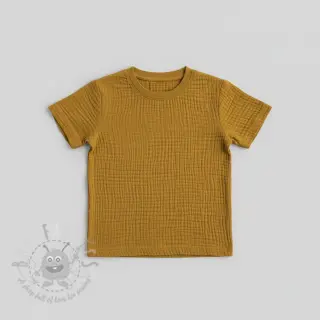 Dvostruka gaza/muslin ochre ORGANIC