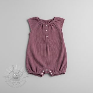 Dvostruka gaza/muslin purple ORGANIC