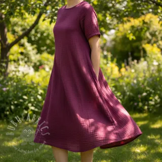 Dvojna gaza/muslin berry ORGANIC