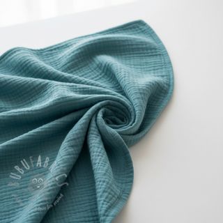 Dvojna gaza/muslin blue shadow ORGANIC