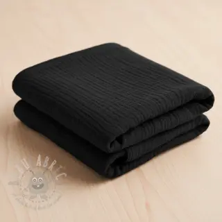 Dvojna gaza/muslin black