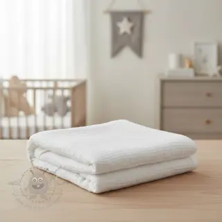 Dvojna gaza/muslin white