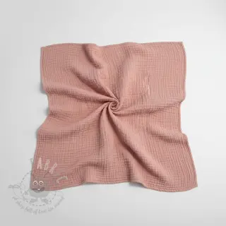 Dvojna gaza/muslin soft rose