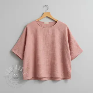 Dvojna gaza/muslin soft rose