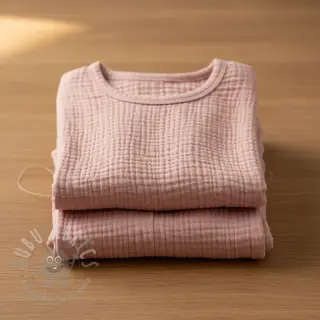 Dvojna gaza/muslin soft rose
