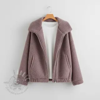 Fleece TEDDY DOUBLE SIDED blush